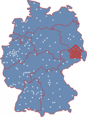 Map Bezirk Berlin Brandenburg Sachsen v2